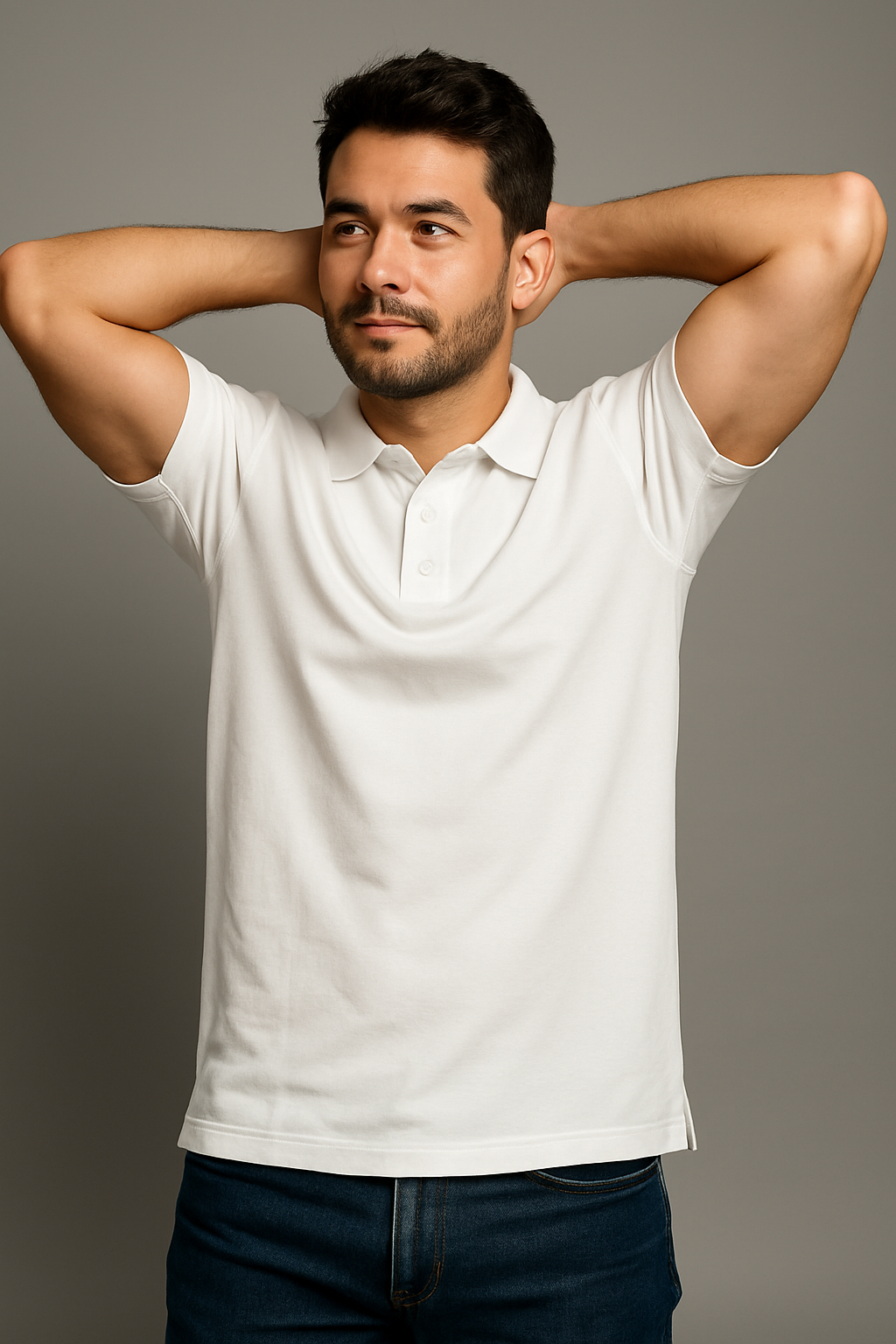 White Polo Everyday Essential -Divik Fashion